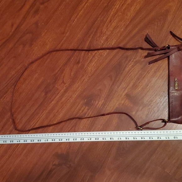 Estalon Purse crossbody leather red ish on color - Picture 3 of 13